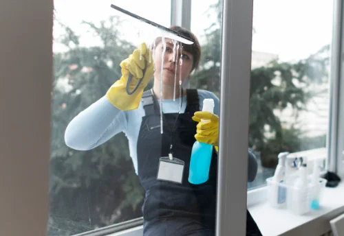 Nettoyage de vitres intérieures et extérieures à la Bâtie-Vieille